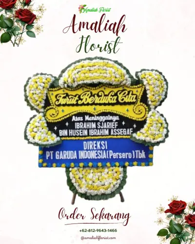 Papan Bunga Duka di Sijenggung